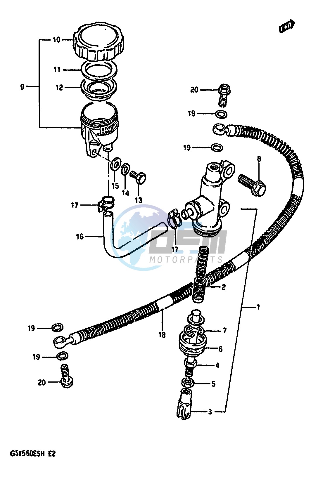 REAR MASTER CYLINDER