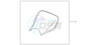 CBR1000RA9 E / ABS MKH REP drawing E-SEAT