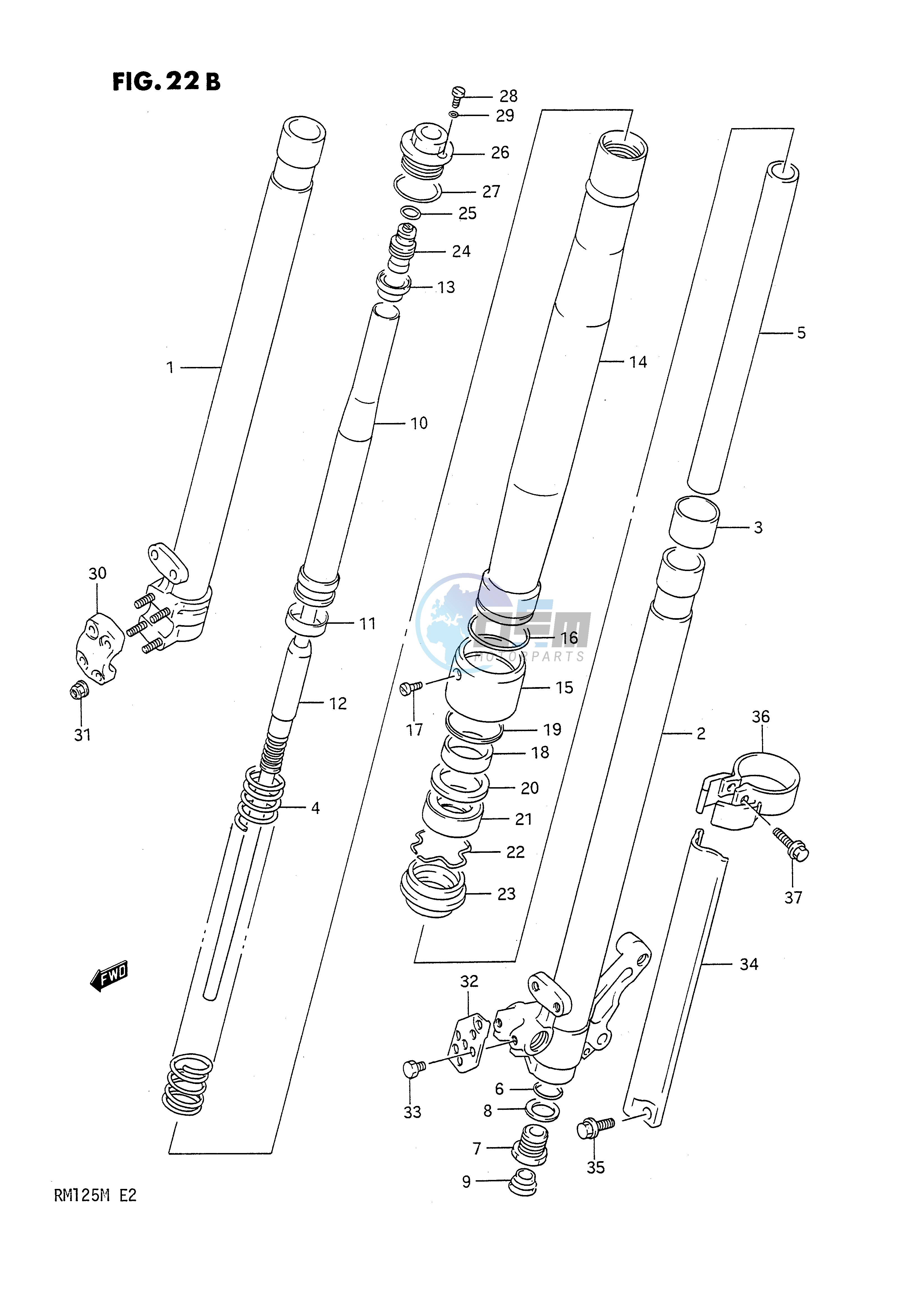 FRONT DAMPER (MODEL M)