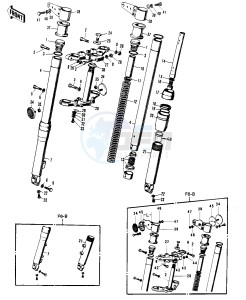 F6 (-A) 125 drawing FRONT FORK