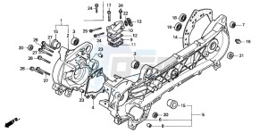 PK50 drawing CRANKCASE