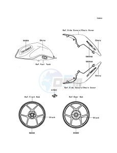 Z750R ZR750NBF FR GB XX (EU ME A(FRICA) drawing Decals(Ebony)(NBF/NCF)