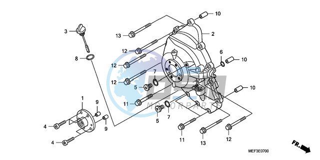 RIGHT CRANKCASE COVER