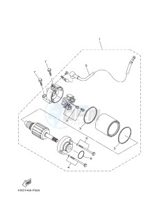 MTN250 MTN-250 MT-250 (B043) drawing STARTING MOTOR