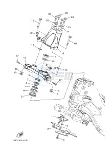 XP500 T-MAX 530 (59CF) drawing STEERING