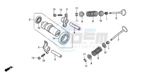 SH150R 125 drawing CAMSHAFT/VALVE