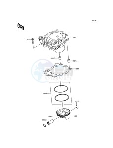 KX250F KX252AHF EU drawing Cylinder/Piston(s)