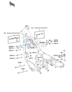 KZ 250 D [CSR] (D2) [CSR] drawing FRAME FITTINGS -- 81 D2- -