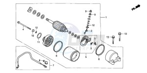 CLR125 CITY FLY drawing STARTING MOTOR