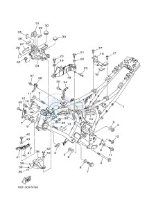 MT07A MT-07 ABS 700 (1XB1 1XB2) drawing FRAME