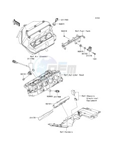 ZX636 C [NINJA ZX-6R] (C6F) D6F drawing FUEL INJECTION