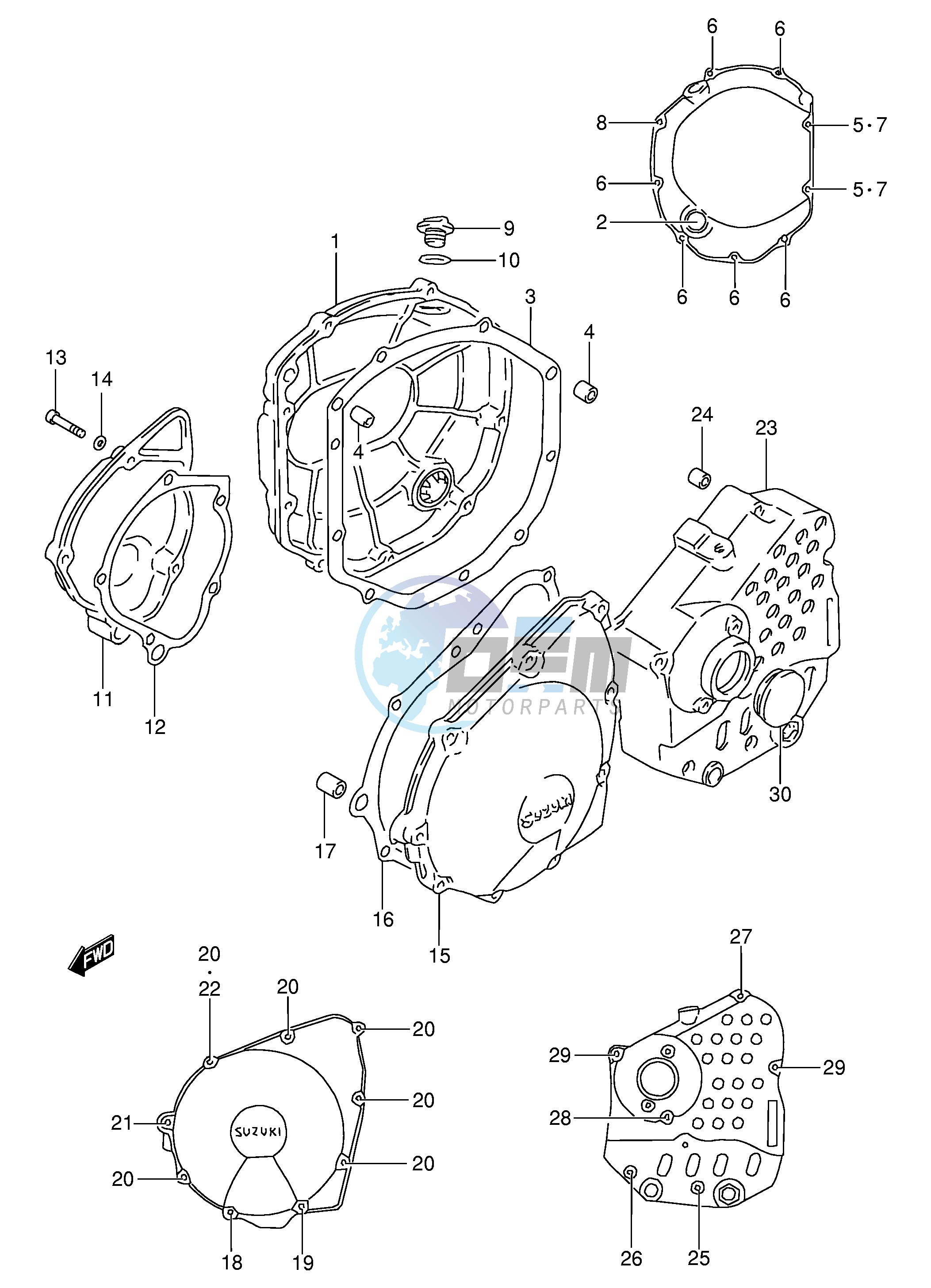 CRANKCASE COVER