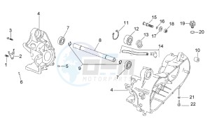 Rally 50 Air drawing Central crank - Case set