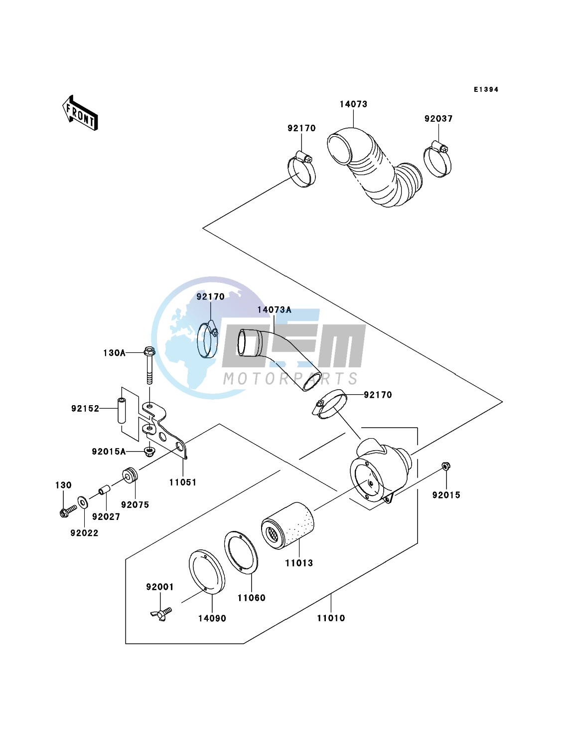 Air Cleaner-Belt Converter