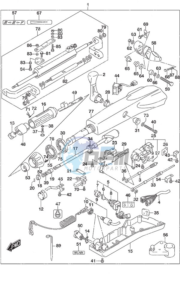 Tiller Handle