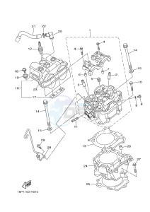 YFZ450R YFZ450RSED YFZ450R SPECIAL EDITION (18PV 18PT) drawing CYLINDER