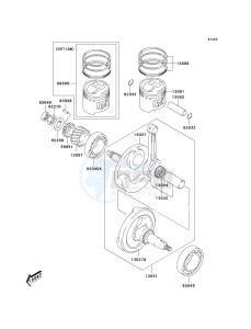 KLX 125 A (A1-A3) drawing CRANKSHAFT_PISTON-- S- -