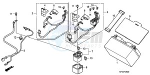 CB600F39 Europe Direct - (ED / ST 25K) drawing BATTERY