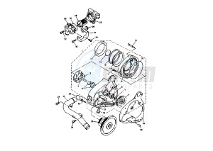 XVZ ROYAL STAR 1300 drawing WATER PUMP