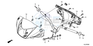 NSC110MPDE NSC110MPDE UK - (E) drawing HANDLE PIPE/HANDLE COVER