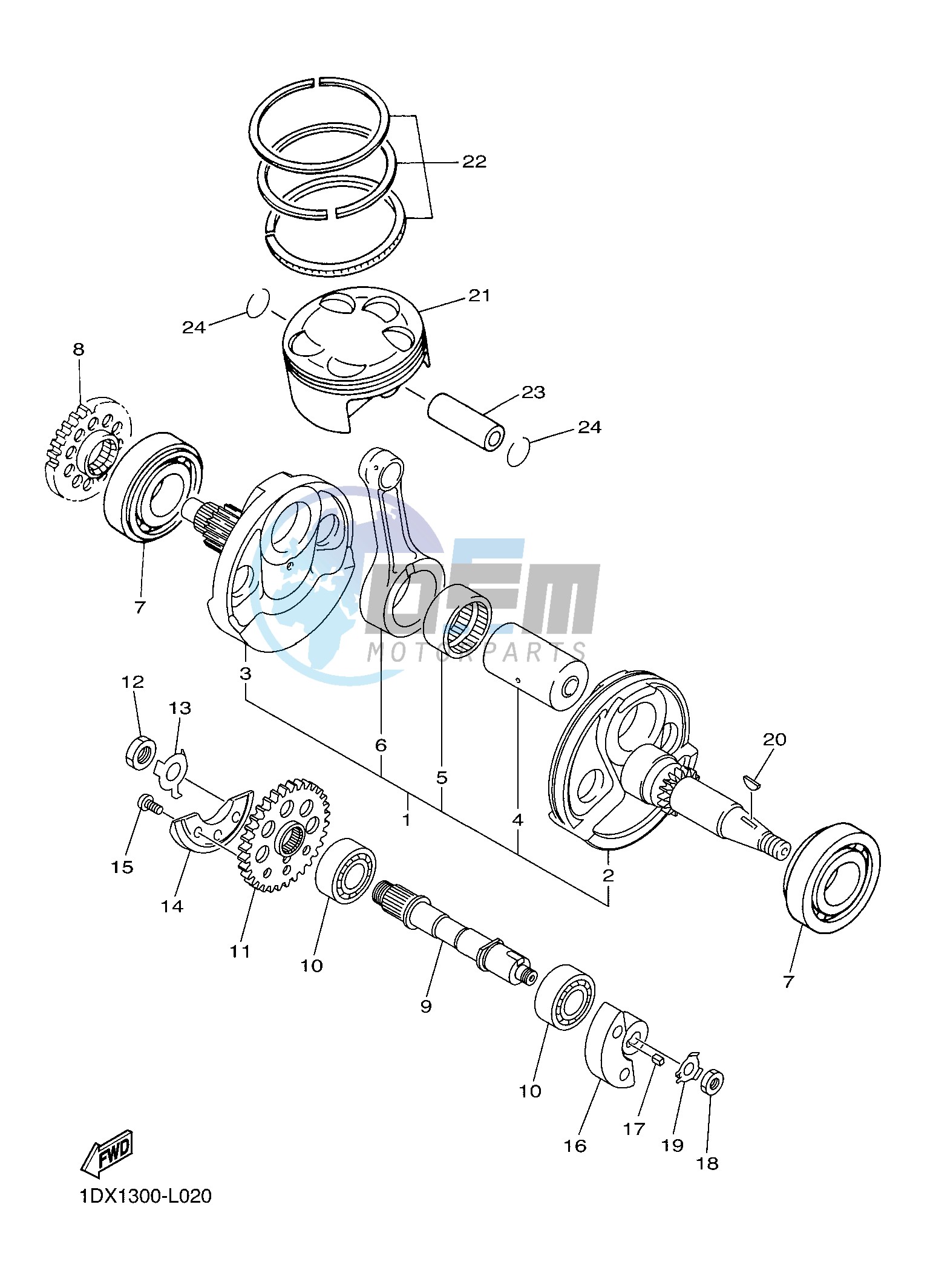 CRANKSHAFT & PISTON