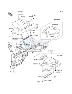 NINJA_250R EX250K9FA GB XX (EU ME A(FRICA) drawing Seat