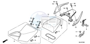 CBF1000FAB drawing SEAT