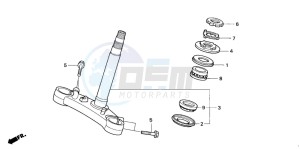 CBR600RR drawing STEERING STEM (CBR600RR3/4)