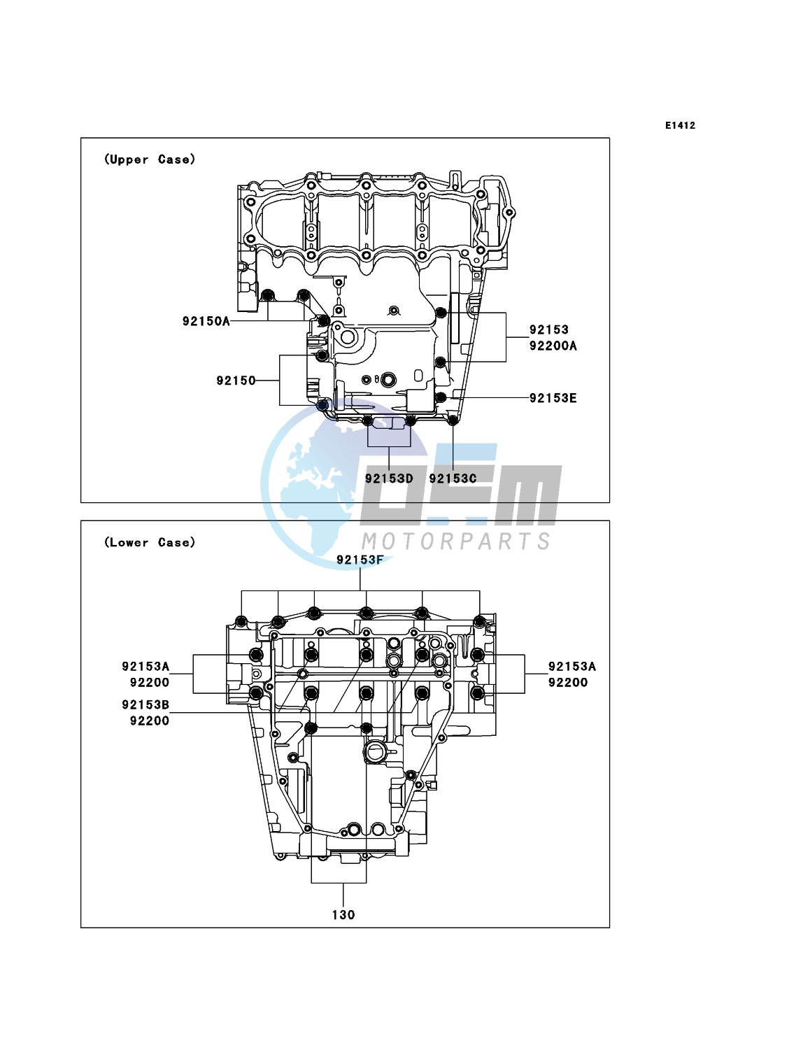 Crankcase Bolt Pattern