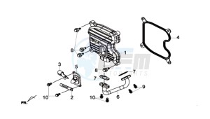 GTS 300i ABS drawing CYLINDER HEAD COVER