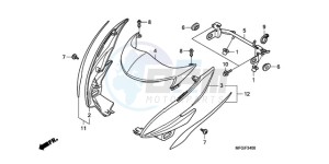 CB600F3A UK - (E / MKH ST) drawing COWL