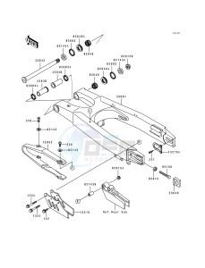 KX 250 K [KX250] (K) [KX250] drawing SWINGARM