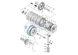 XV VIRAGO 535 drawing CLUTCH