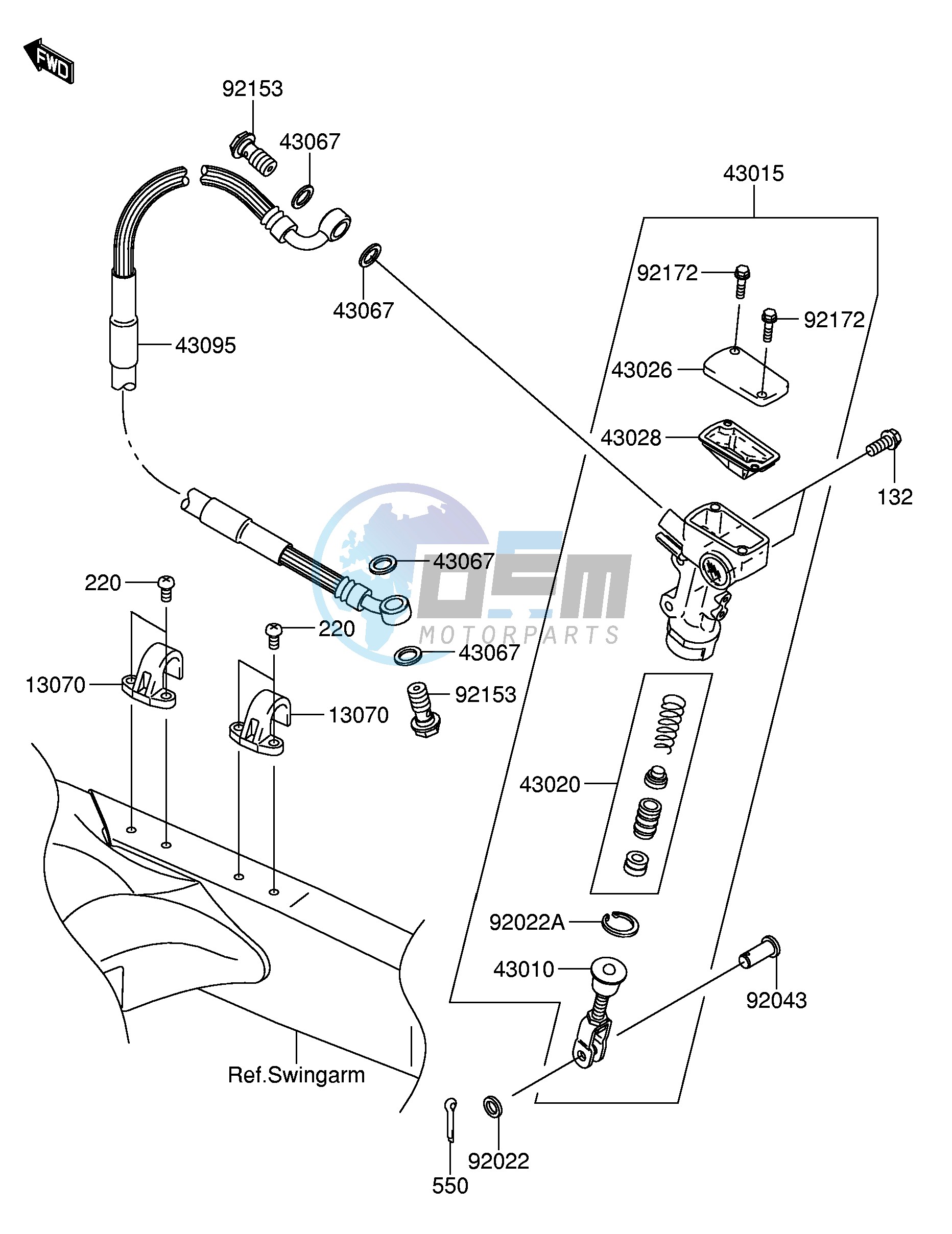 REAR MASTER CYLINDER