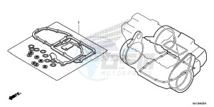 CBR600RRD CBR600RR UK - (E) drawing GASKET KIT B