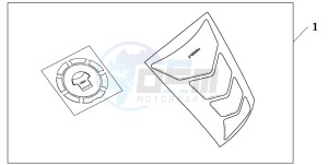 CBF600N drawing TANKPAD / FUEL LID COVER