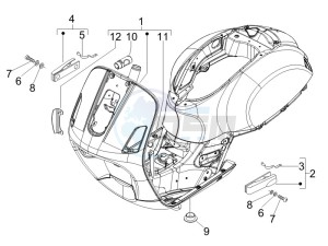 GTV 125 4T (Euro 3) drawing Frame - bodywork