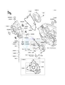 KVF 700 A [PRAIRIE 700 4X4] (A6F) A6F drawing ENGINE COVER-- S- -