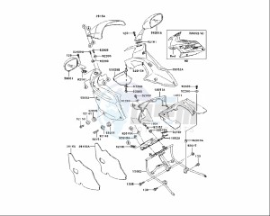 ZRX S 1200 (EU) drawing COWLING