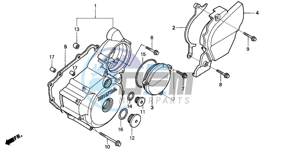 LEFT CRANKCASE COVER