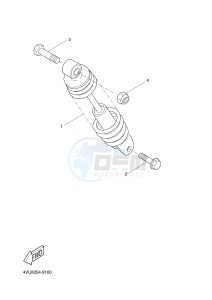 CS50 JOG R (2ADF 2ADF) drawing REAR SUSPENSION