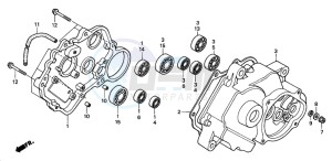 PAC16A2 RACOON drawing CRANKCASE