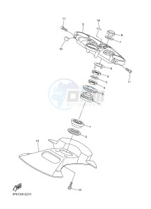 FJR1300AE FJR1300-AE (2PD1 2PD2 2PD6) drawing STEERING