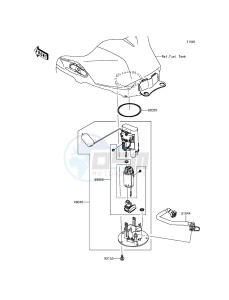 Z300 ER300AFF XX (EU ME A(FRICA) drawing Fuel Pump