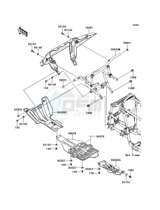 KVF650_4X4 KVF650FDF EU GB drawing Guard(s)