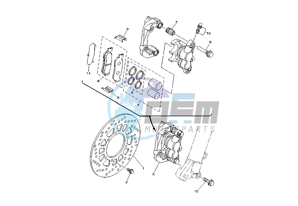 FRONT BRAKE CALIPER