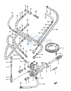 DT 140 drawing Oil Pump (1983)