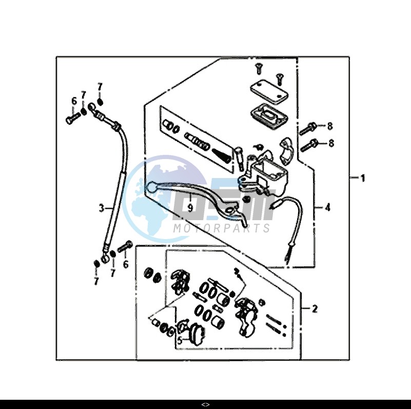 FRONT BRAKE MASTER CYLINDER