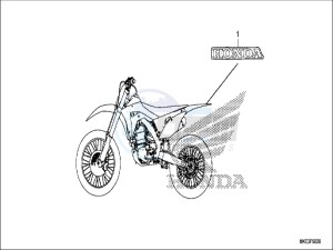 CRF450RXH Europe Direct - (ED) drawing MARK