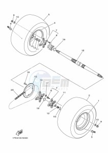 YFM700R YFM70RSXK (2LSS) drawing REAR WHEEL